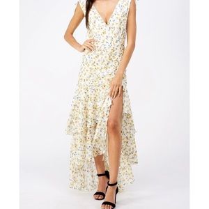 Fanco White Floral Dress